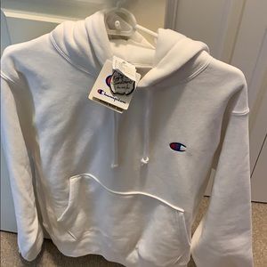 Champion white hoodie!